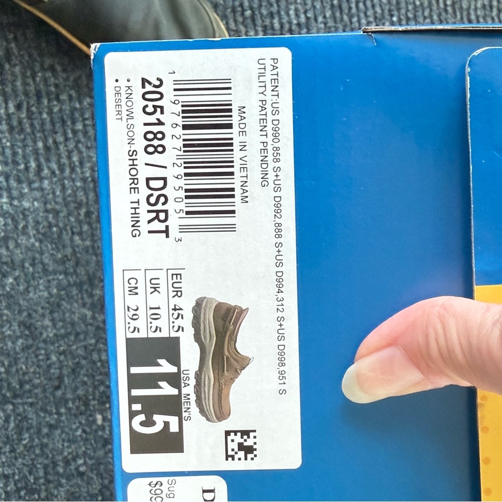 Skechers Men's Tan/Brown Hands-Free Slip-In Casual Loafer - Picture 7 of 7